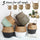 Handmade Woven Storage Basket Folding Clthoes Laundry Basket Straw Wicker Rattan Seagrass Belly Garden Flower Pot Plant Basket