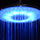 8" inch RGB LED light Round Stainless Steel Rainfall Bathroom Shower Head AU HOT