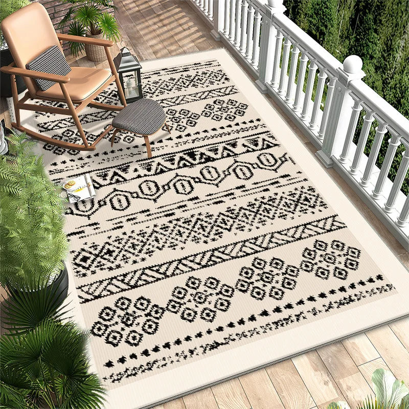 Moroccan Ethnic Carpet Living Room Bedroom Vintage Balcony Rug Home Foldable Washable Floor Mat Bedside Rugs Ковер В Гостиную