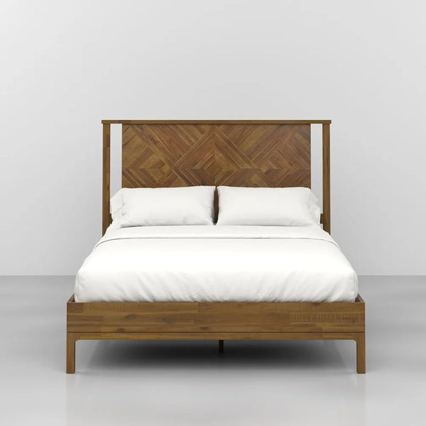 Farmhouse Wood Bed Frame