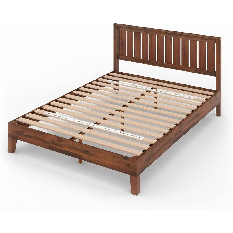  Wood Platform Bed Fast Assembly