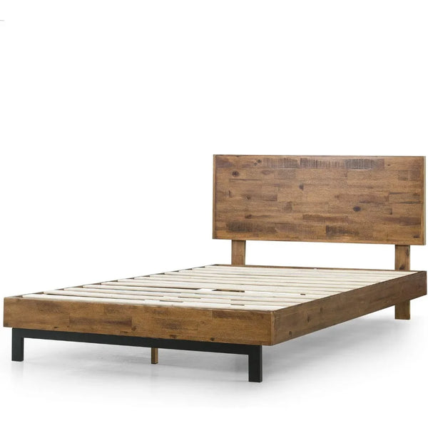 Wood Platform Bed Frame Queen Size