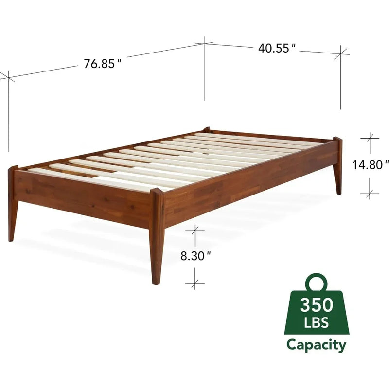 Platform Bed Frame Queen Size with Headboard