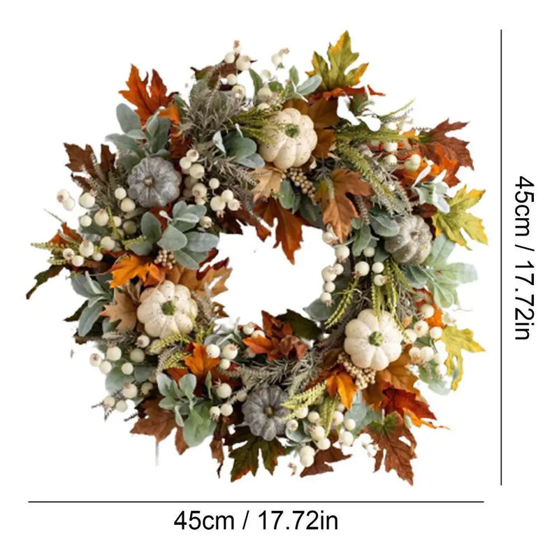 45cm Artificial Halloween Pumpkin Simulation Vegetable DIY Craft Autumn Fall Wreath Decorations Ornament For Home Party Decor