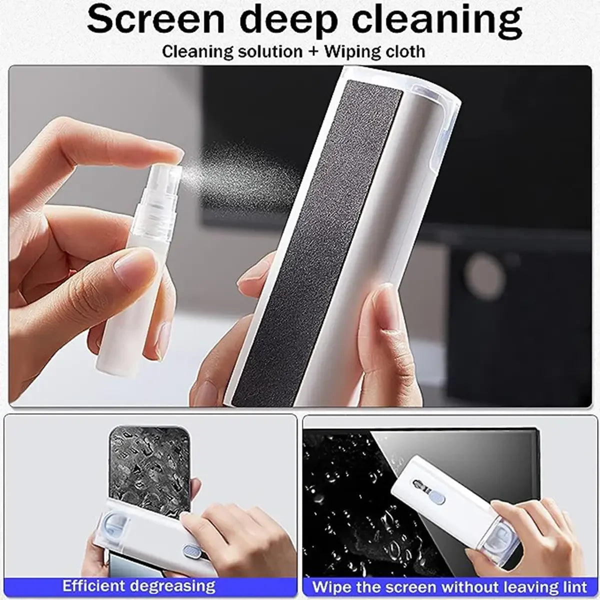 7-in-1 Cleaning Kit Computer Keyboard Cleaner Brush Earphones Cleaning Pen For AirPods IPhone Cleaning Tools Keycap Puller Set