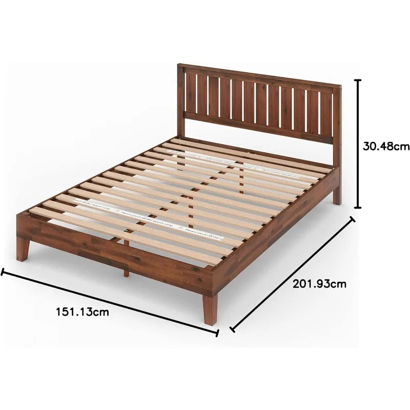  Wood Platform Bed Fast Assembly